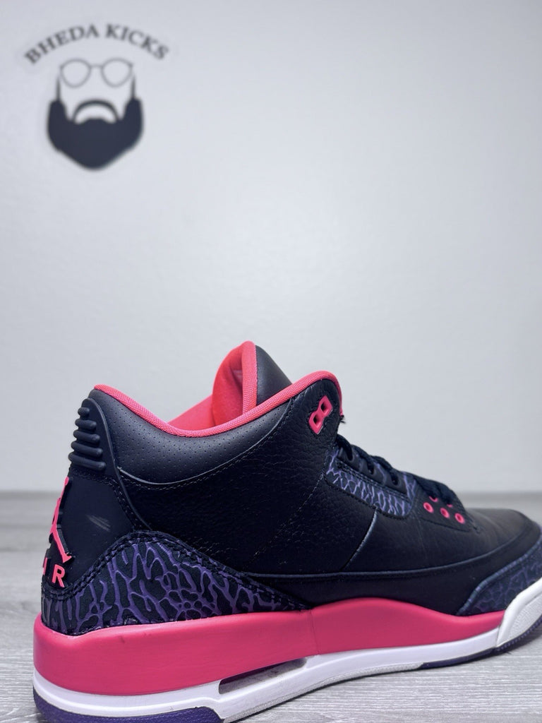 Size 10.5 - Jordan 3 Retro Crimson 2013 136064-005 Preowned Authentic