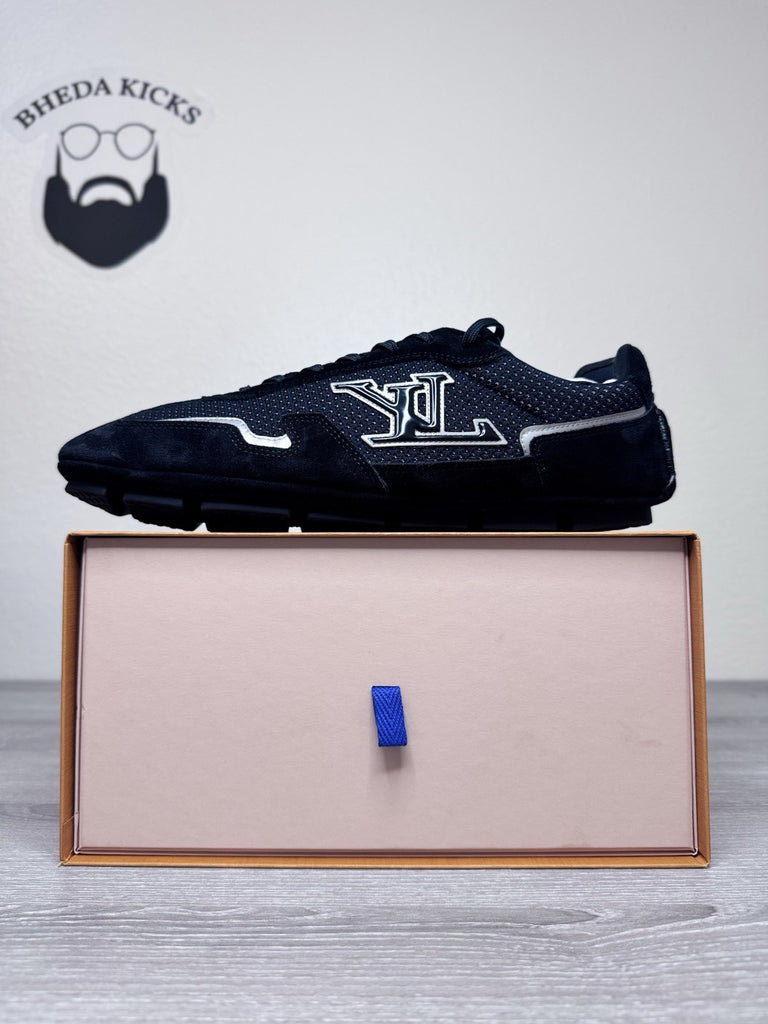 Size 10LV (size 11 US) - Louis Vuitton Rally Sneaker New Release Authentic Black
