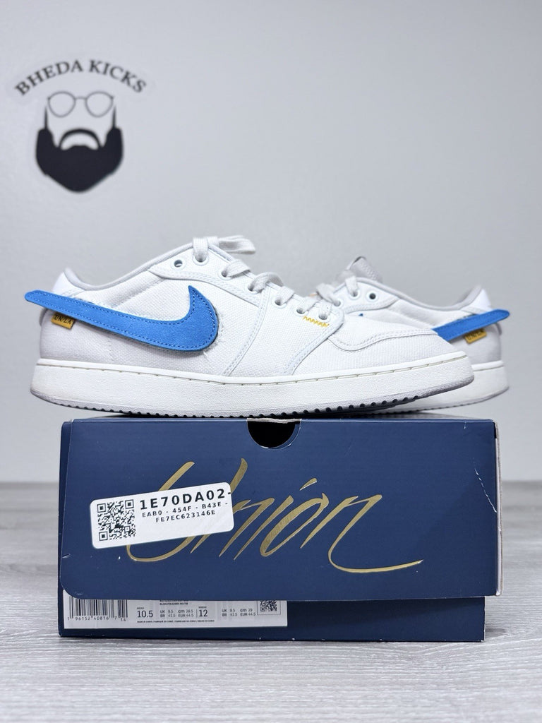 Size 10.5 - Jordan 1 Retro AJKO Low SP Union Sail Men’s DZ4864-100 Preowned