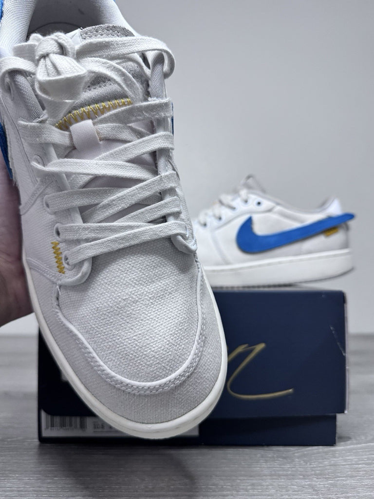 Size 10.5 - Jordan 1 Retro AJKO Low SP Union Sail Men’s DZ4864-100 Preowned