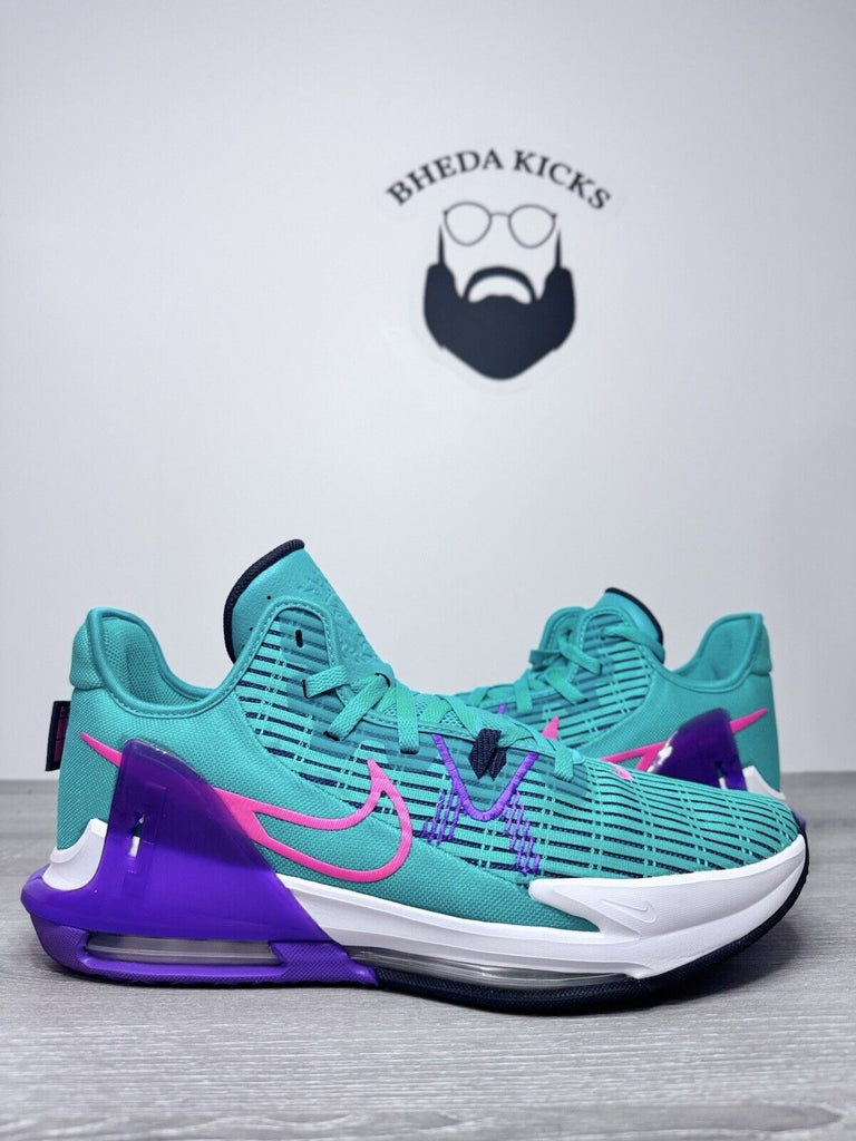 Size 13 - Nike Air Lebron Witness 6 Emerald Berry Basketball Sneaker CZ4052 300