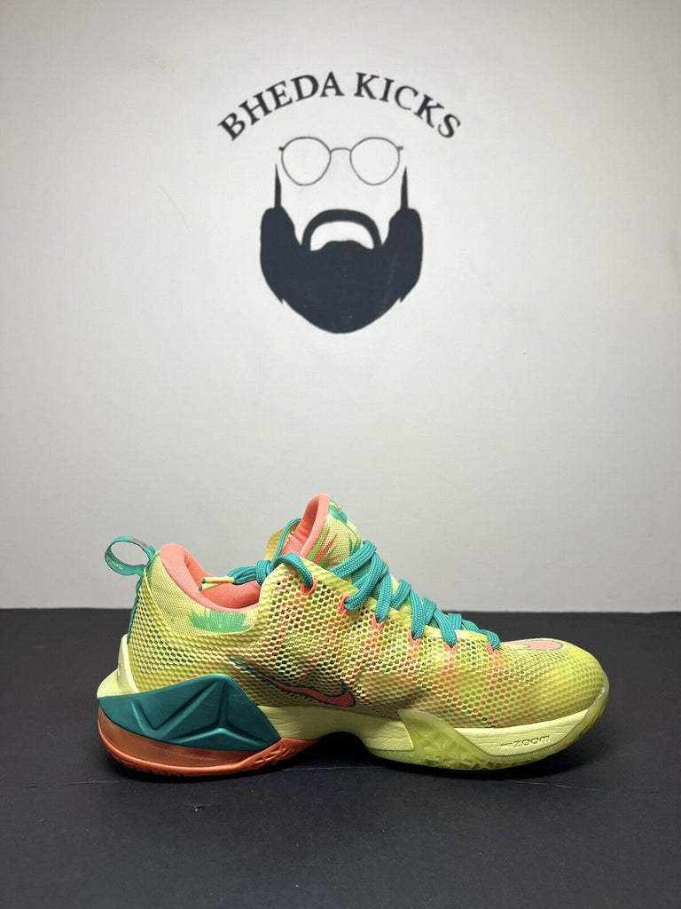 Nike LeBron 12 XII Low PRM LeBronald Palmer 805893-383 Size 9.5 Preowned Clean