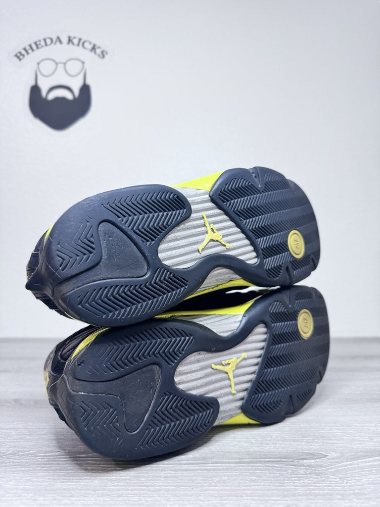 Size 13 - Air Jordan 14 Retro Thunder (487471-070) Preowned Authentic