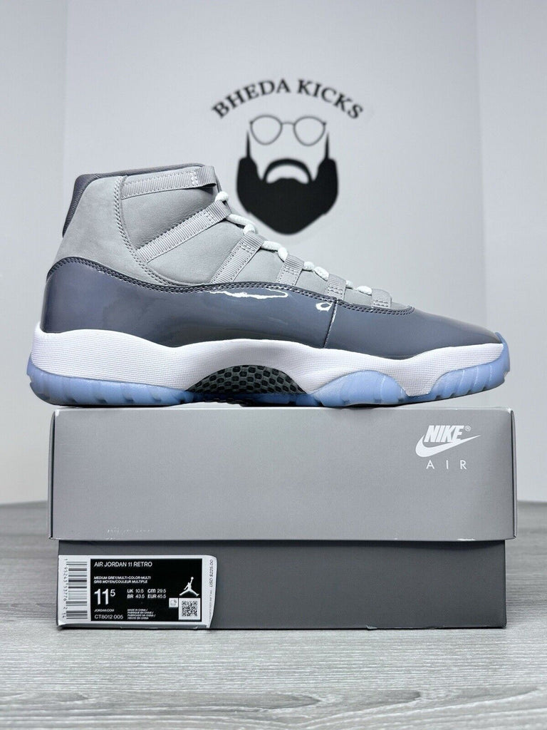 Size 11.5 - Nike Air Jordan 11 Cool Grey 2021 CT8012-005 (Tried On) Clean