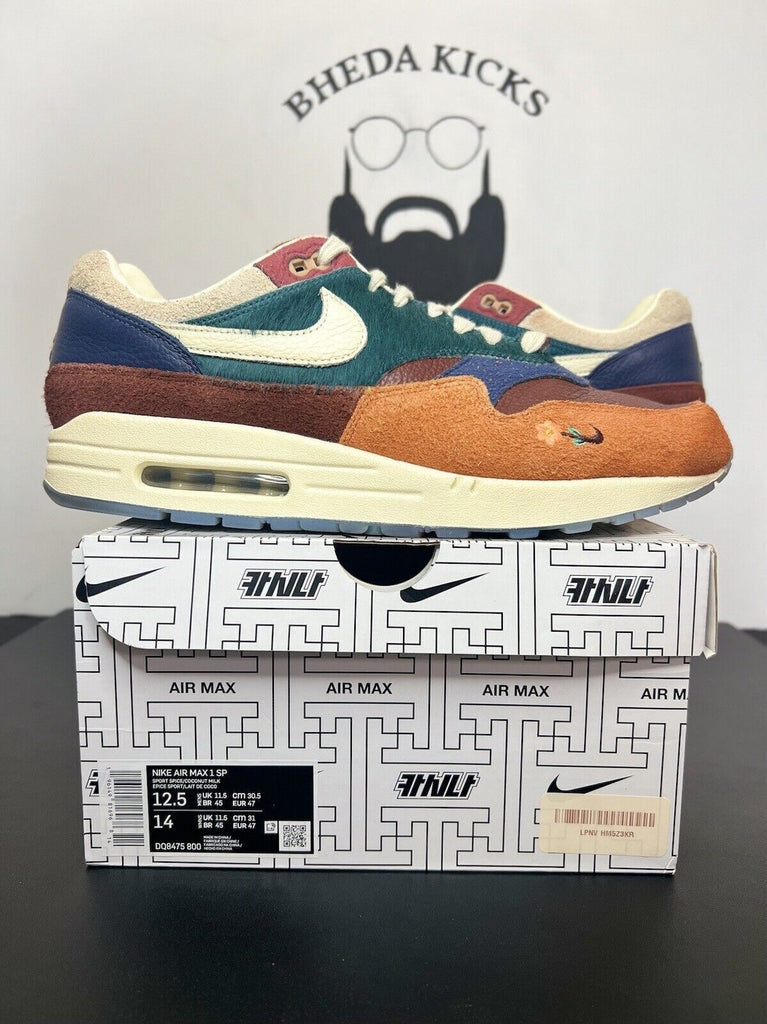 Nike Air Max 1 SP x Kasina Won-Ang Orange Shoe Sneaker DQ8475-800 Men Size 12.5