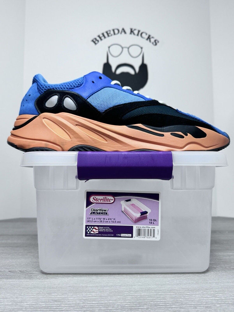 Size 14 - Adidas Yeezy Boost 700 Bright Blue (GZ0541) Preowned Authentic Clean