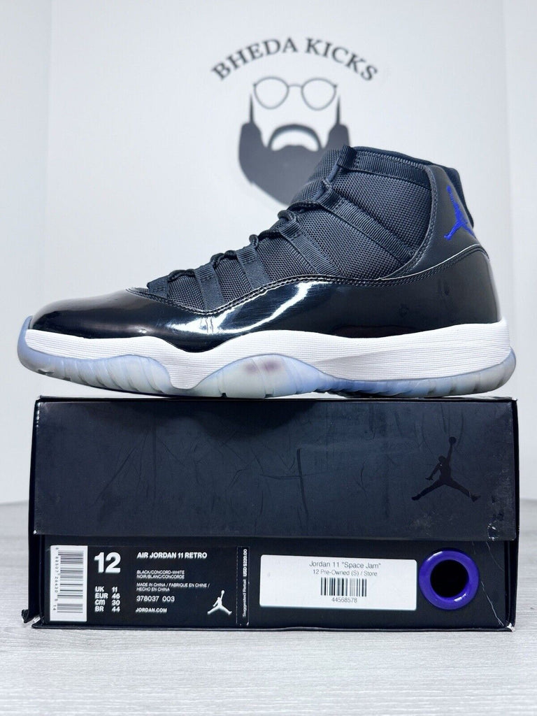 Size 12 - Jordan 11 Retro Space Jam (2016) 378037-003 Preowned Authentic