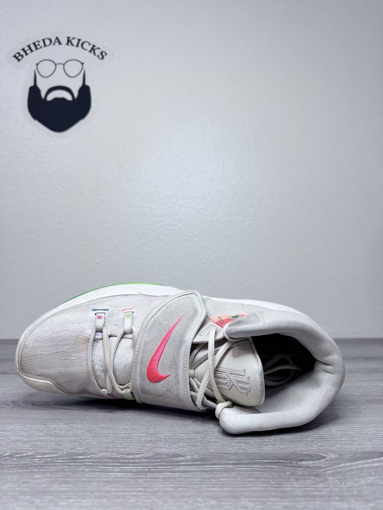 Size 15 - Nike Kyrie 6 'N7' Light Cream Sail Electric Green Flash CW1785-200