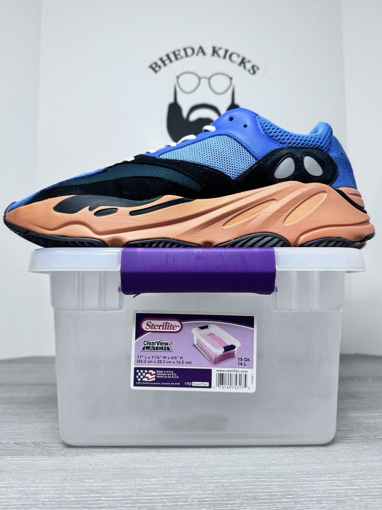 Size 14 - Adidas Yeezy Boost 700 Bright Blue (GZ0541) Preowned Authentic Clean