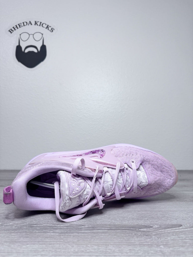 Size 15 - Nike KD15 NRG Low Aunt Pearl Pink Basketball Shoes DQ3851-600 Men