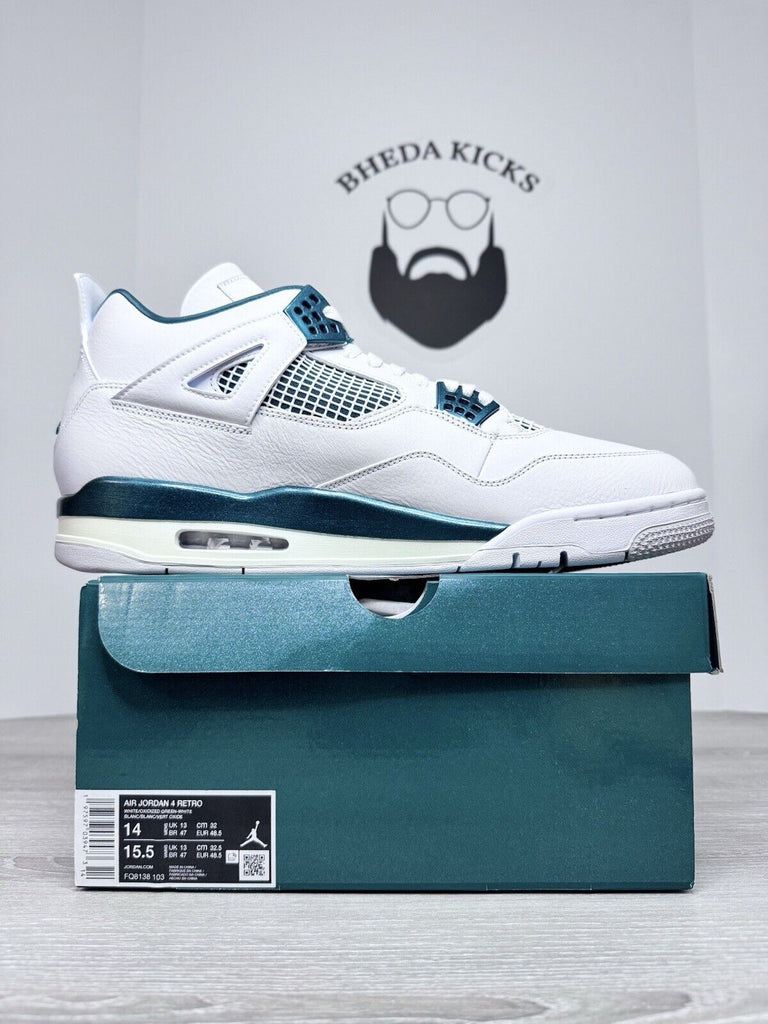 Size 14 - Air Jordan 4 Retro Oxidized Green FQ8138-103 Authentic NEW DS