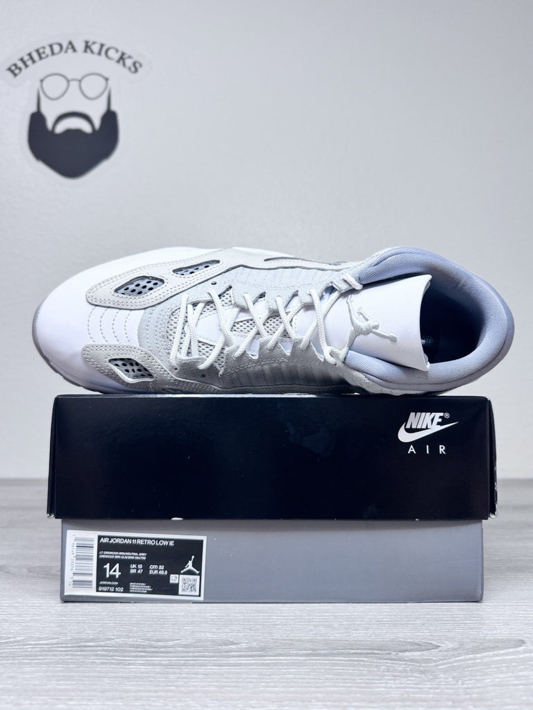 Size 14 - Air Jordan 11 Retro IE Low Light Orewood Brown 919712-102 Preowned