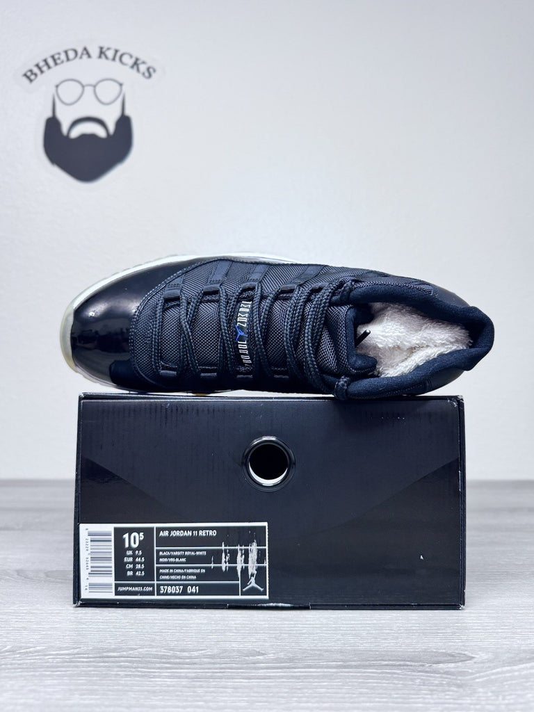 Size 10.5 - Nike Air Jordan 11 Retro Space Jam 2009 Black 378037-041 Brand New