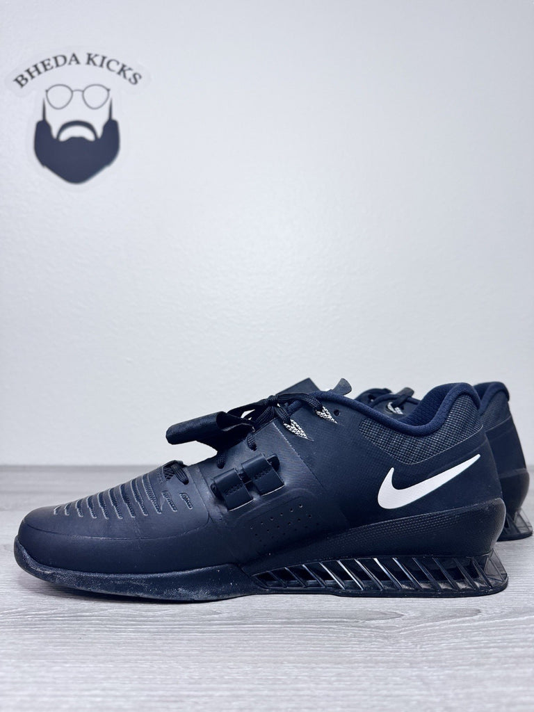 Size 15 - Nike Romaleos 3 Weightlifting Shoes Black White 852933-002 Men's