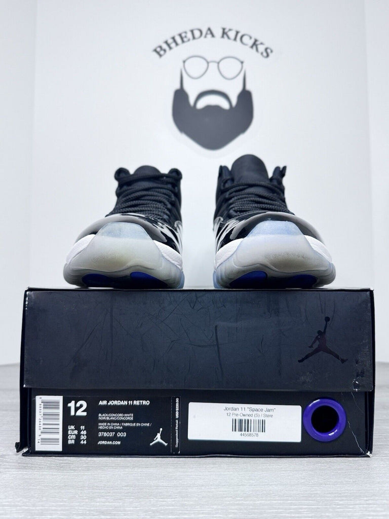 Size 12 - Jordan 11 Retro Space Jam (2016) 378037-003 Preowned Authentic