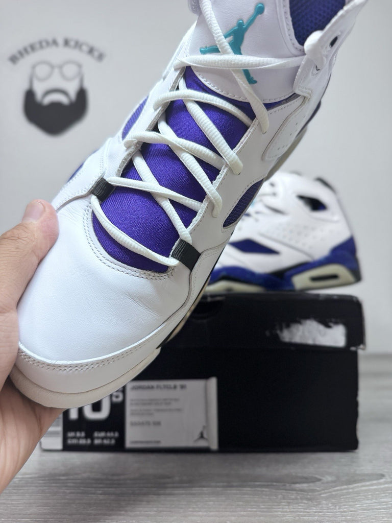 Size 10.5 - Nike Air Jordan Flight Club '91-555475-108 Men White Basketball NEW