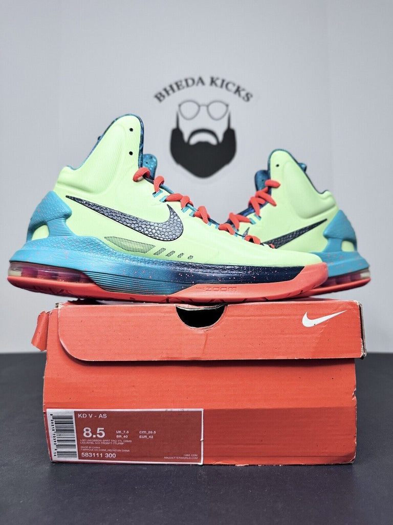 NEW DS Nike KD 5 All-Star Area 72 583111-300 Authentic Rare Men’s Size 8.5