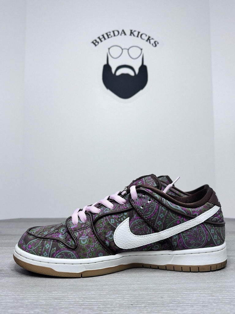 Size 12 - Nike SB Dunk Low Pro Paisley Brown Pink Cacao Summit White DH7534-200