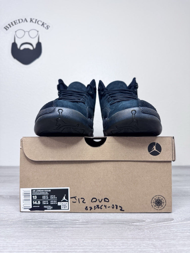 Size 13 - Nike Air Jordan 12 XII Retro OVO Black 873864-032 Drake Preowned