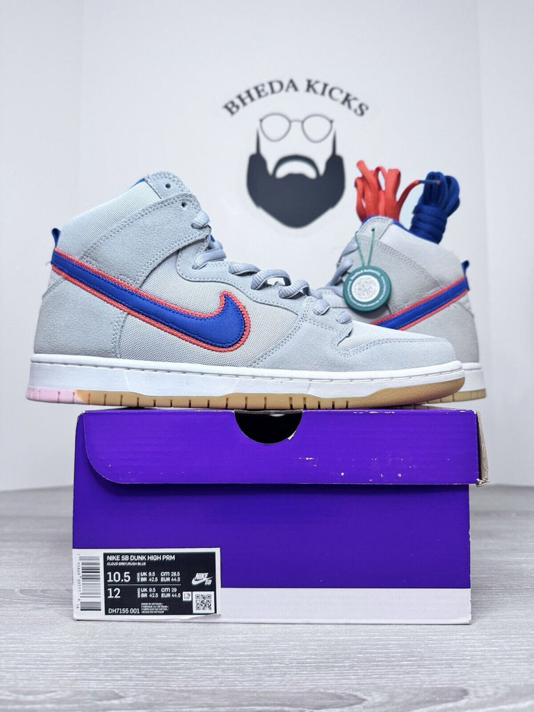 Size 10.5 - Nike SB Dunk High New York Mets Mens DH7155-001 NEW DS