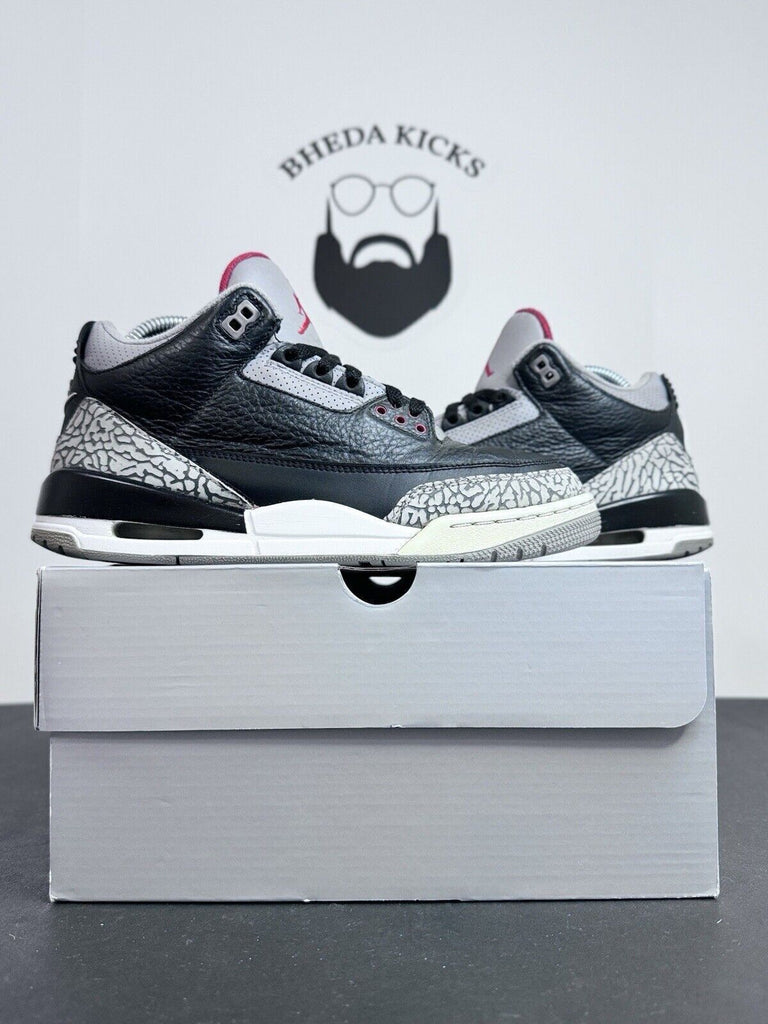 Nike Air Jordan 3 Retro OG Black Cement 2018 854262-001 Preowned Men’s Size 8