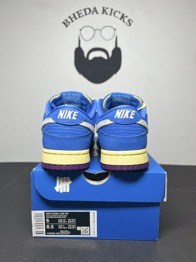 Size 5 Men/6.5W Nike Dunk Low SP x Undefeated Dunk Vs AF1 (DH6508-400) Preowned