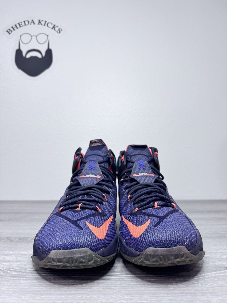 Size 15 - Nike LeBron 12 Instinct 684593-583 Preowned Authentic Og Rare