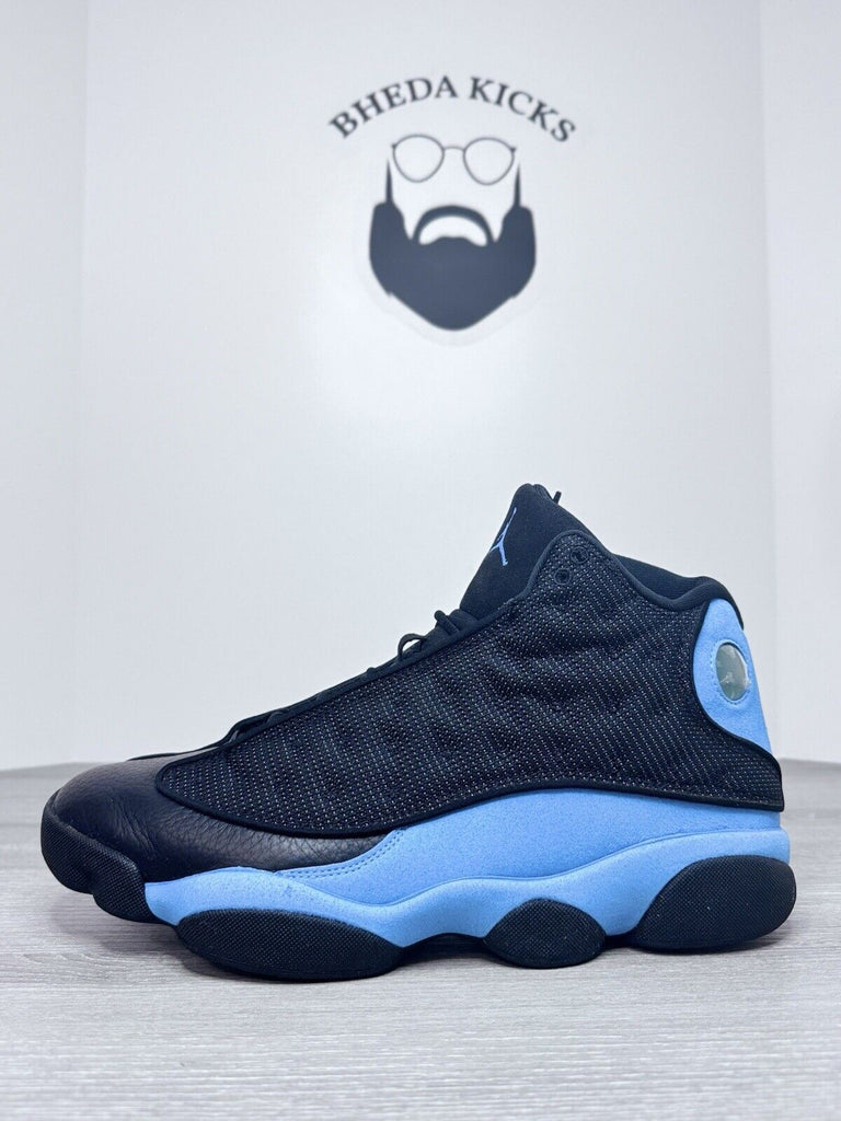 Size 12.5 - Jordan 13 Retro Mid Black University Blue DJ5982-041 Preowned