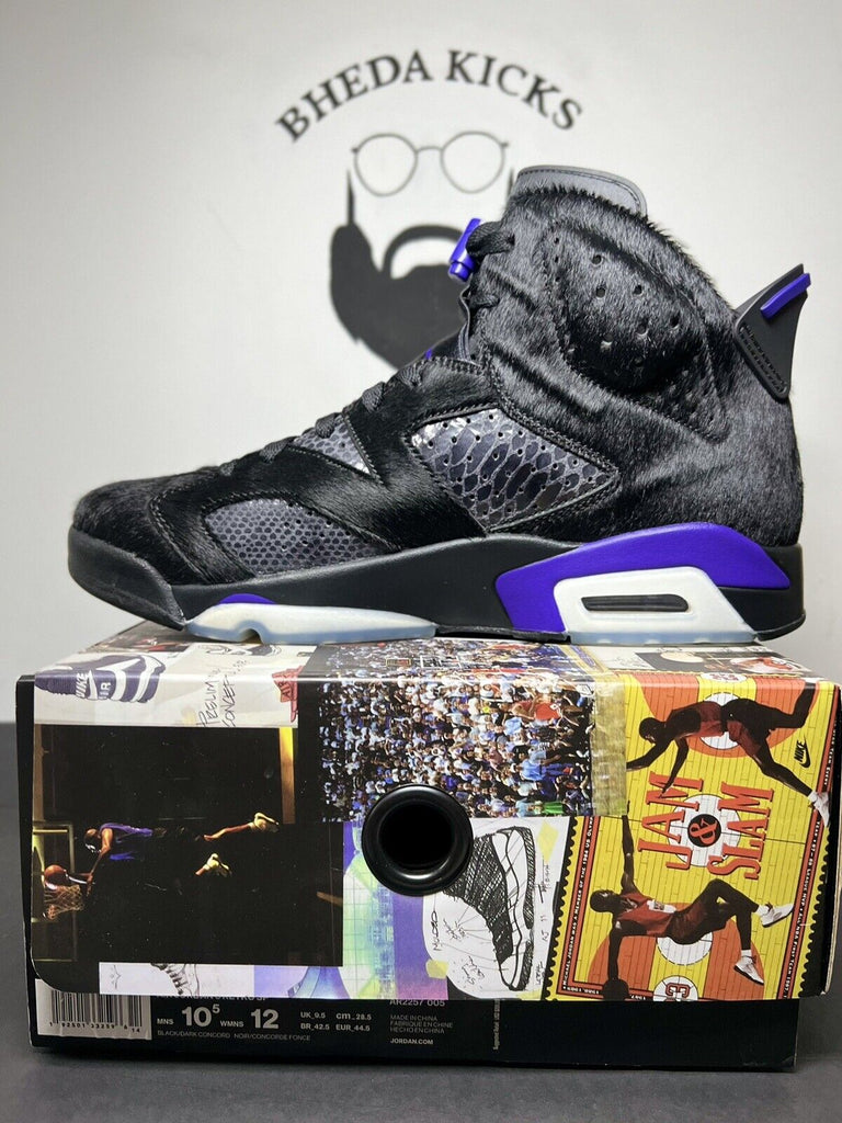 Size 10.5 - Jordan 6 Retro x Social Status Pony Hair 2019 Og Preowned Rare MJ