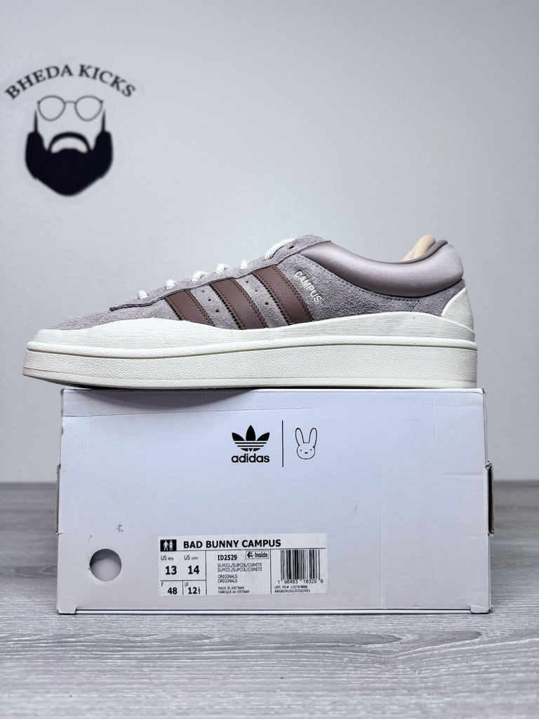 Size 13 - Adidas Campus Light Shoes Bad Bunny 'Chalky Brown' ID2529 Men's NEW DS