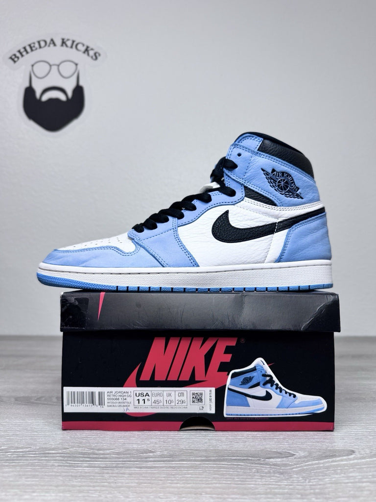 Size 11.5 - Air Jordan 1 Retro High OG University Blue UNC 2021 555088-134