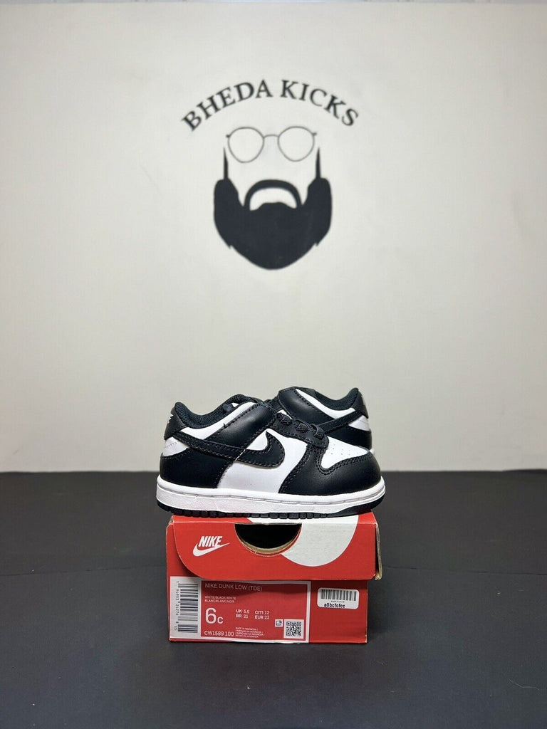 Nike dunk low panda ps/TD black/white CW1589-100/CW1588-100 Size 6c NEW DUNK