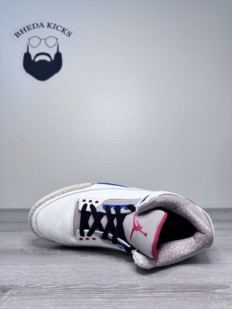 Size 11 - Air Jordan 3 Retro International Flight 136064-140 Preowned Authentic