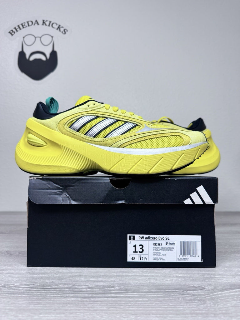 Size 13 - Adidas AdiZero Goukana Light Yellow Men's Running Shoes JP7177 New