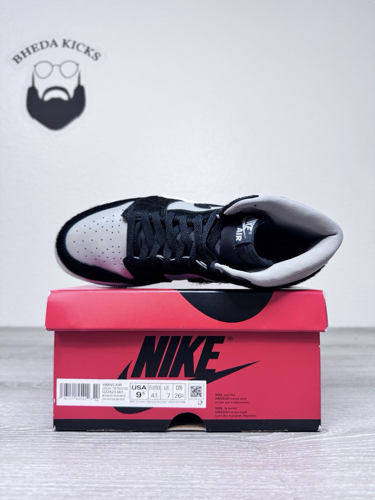 Size 9.5W/8M - Nike Air Jordan 1 Retro Hi OG Shoes Black Medium Gray DZ2523-001