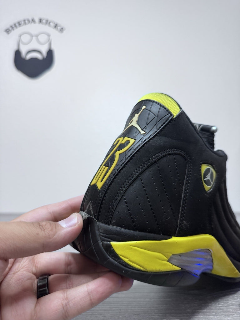 Size 13 - Air Jordan 14 Retro Thunder (487471-070) Preowned Authentic