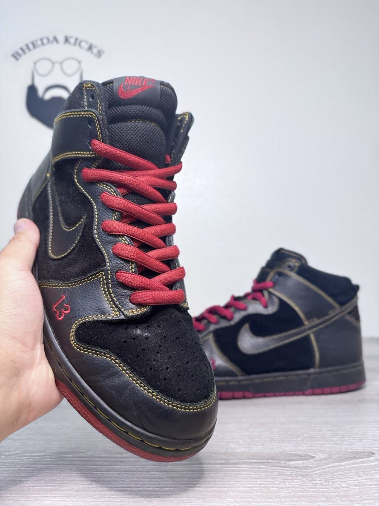 Size 11 - Nike SB Dunk High Pro SB Unlucky 13 Skateboard Sneaker  305050-001
