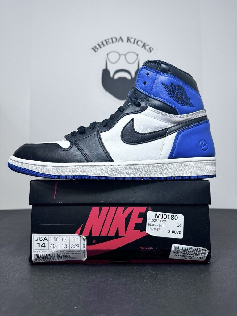 Jordan 1 Retro High OG x Fragment Design 2014 716371-040 Rare Men’s Size 14