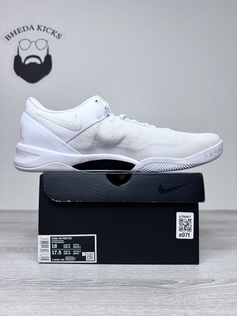 Size 16 - Nike Kobe 8 Protro Halo White FJ9364-100 Basketball Shoes Sneaker New