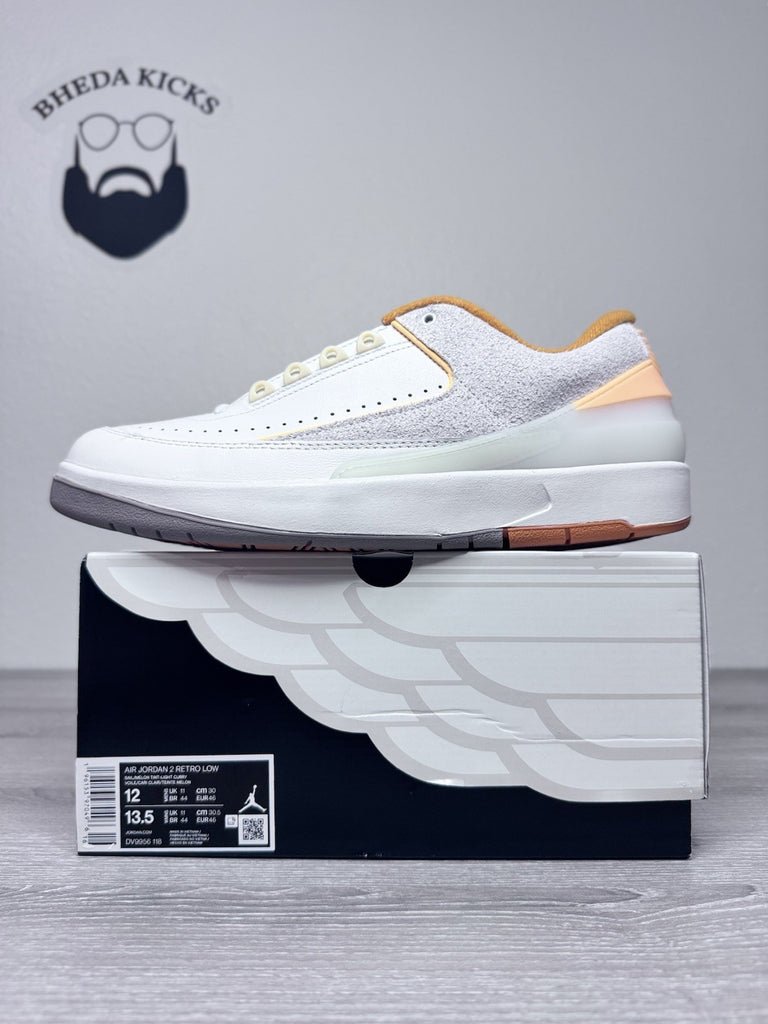 Size 12 - Air Jordan 2 Retro Low Melon Tint DV9956-118 Men's NEW DS