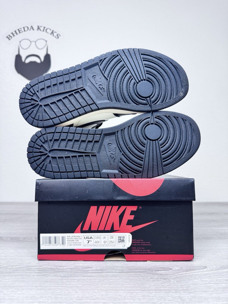 Size 7.5 - Air Jordan 1 Retro OG High Dark Mocha Mens Shoe 555088-105