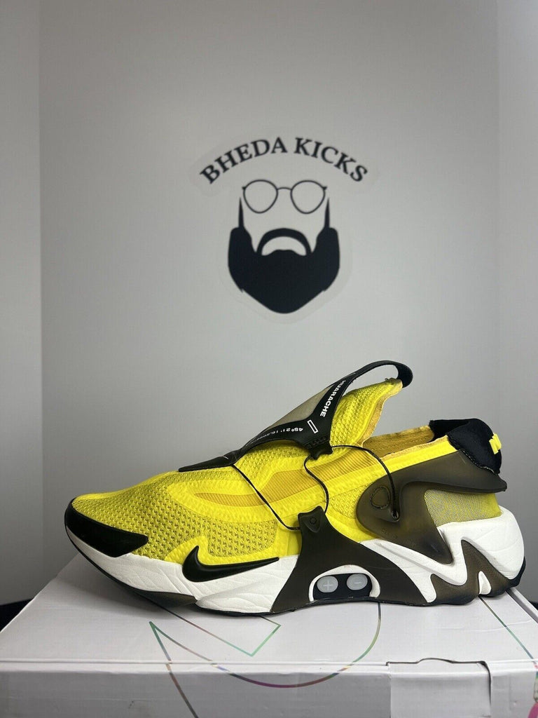 Nike Adapt Huarache Opti Yellow 2019 BV6397-710 Preowned Rare Men’s Size 13