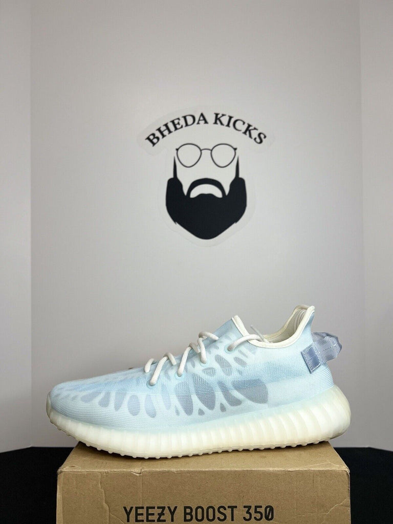 Adidas Yeezy Boost 350 V2 Mono Ice 2021 GW2869 Preowned Og Men’s Size 11.5