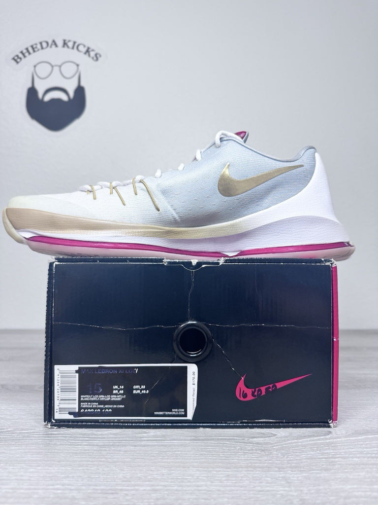 Size 16 - Nike KD 8 VIII ID By You Gray White Gold Red Black 818303-996 NEW DS