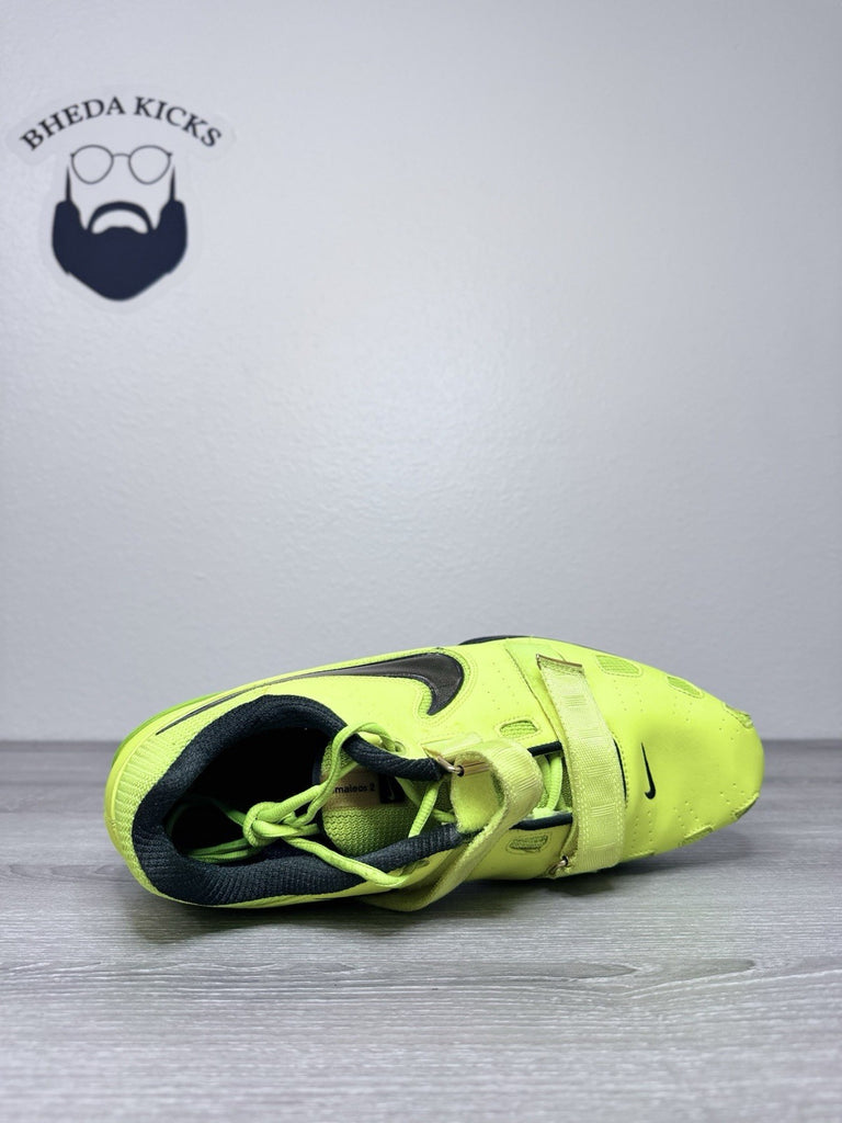 Size 15- Nike Romaleos 2 Volt 476927-700 Preowned Authentic Rare Shoes