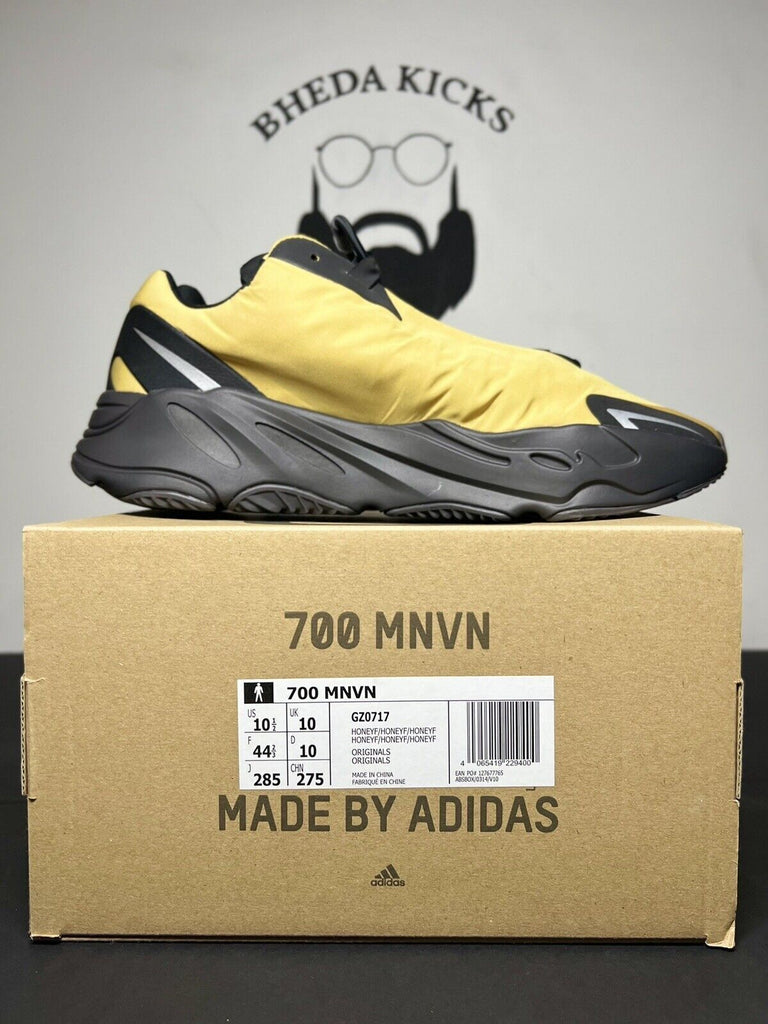 Adidas Yeezy Boost 700 MNVN Honey Flux Mens Size 10.5 GZ0717 Preowned Og Rare