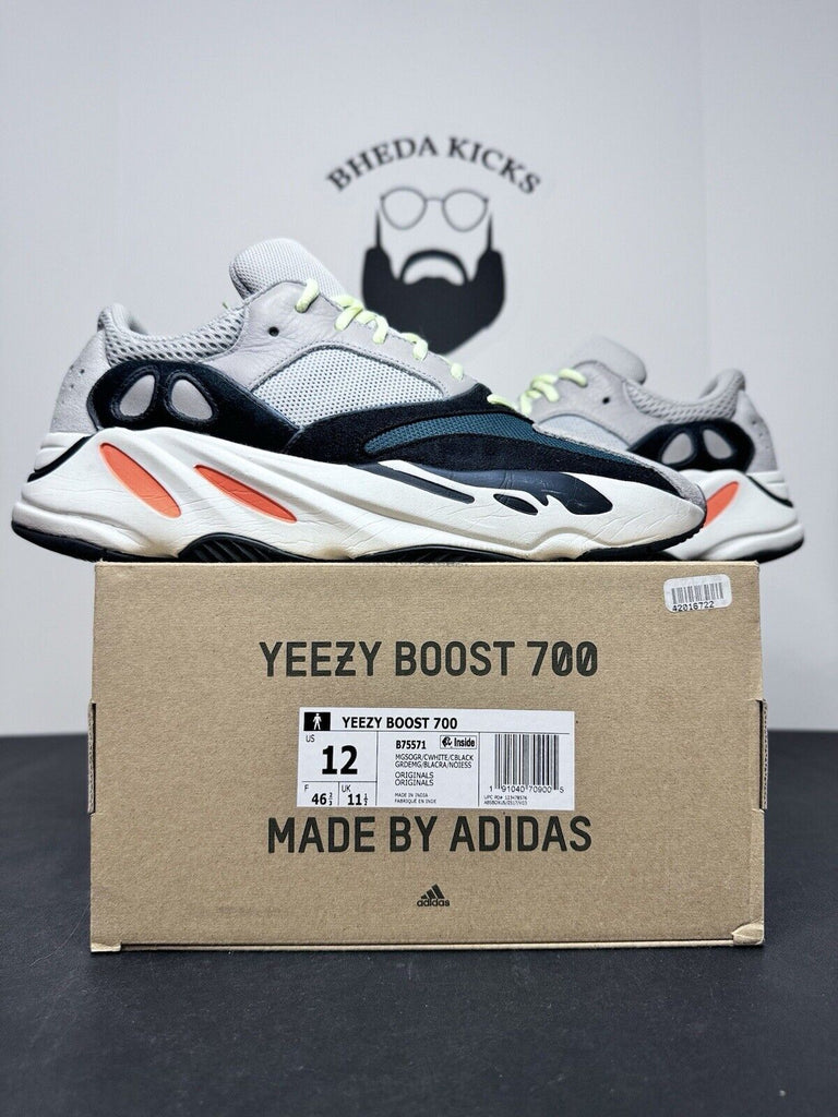 Adidas Yeezy Boost 700 Low Wave Runner B75571 OG Preowned Authentic Size 12