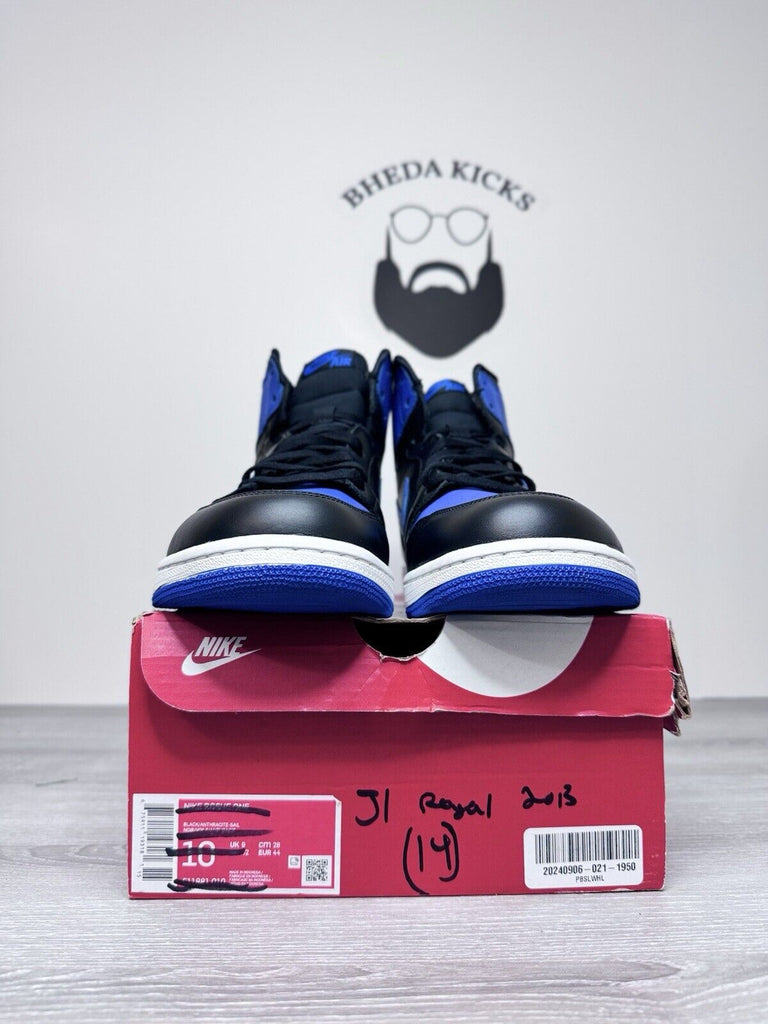 Size 14 - Air Jordan 1 Retro OG 2013 High Royal 555088-085 Preowned Clean