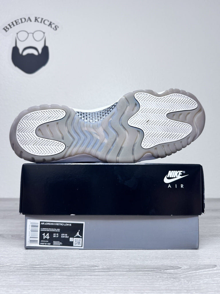 Size 14 - Air Jordan 11 Retro IE Low Light Orewood Brown 919712-102 Preowned