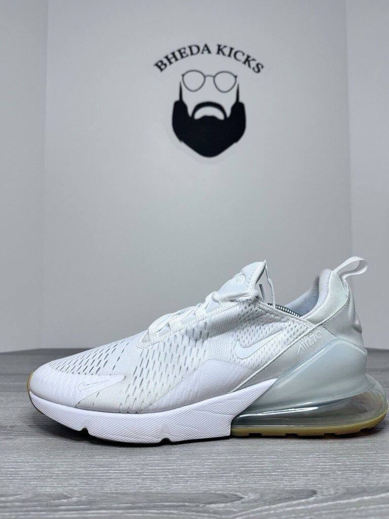 Size 13 - Nike Air Max 270 Triple White Gum Sole DC1702-100 Running Sneaker